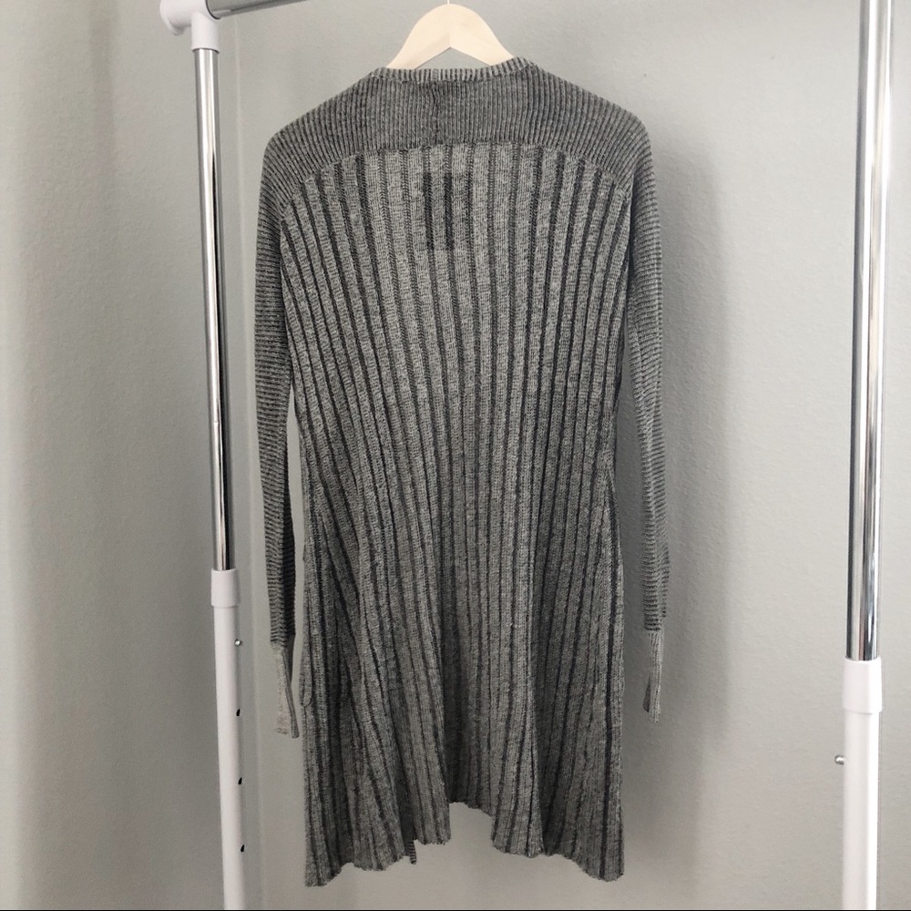 Knit Ribbed Duster Cardigan - Picture 6 of 7